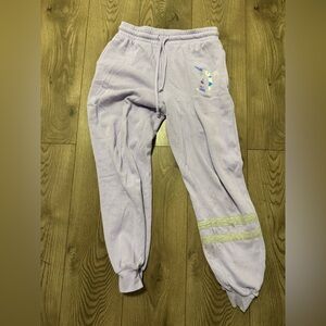 Disney Light Purple Sweatpants Jogger Small